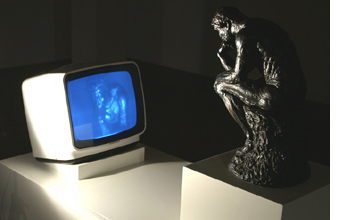 nam june paik tv-rodin