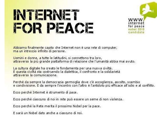 internet for peace